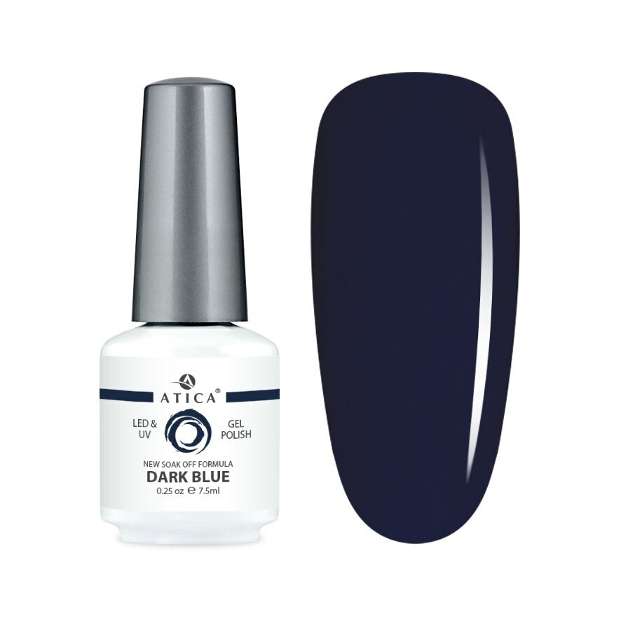 Atica gelinis lakas DARK BLUE, 7.5 ml