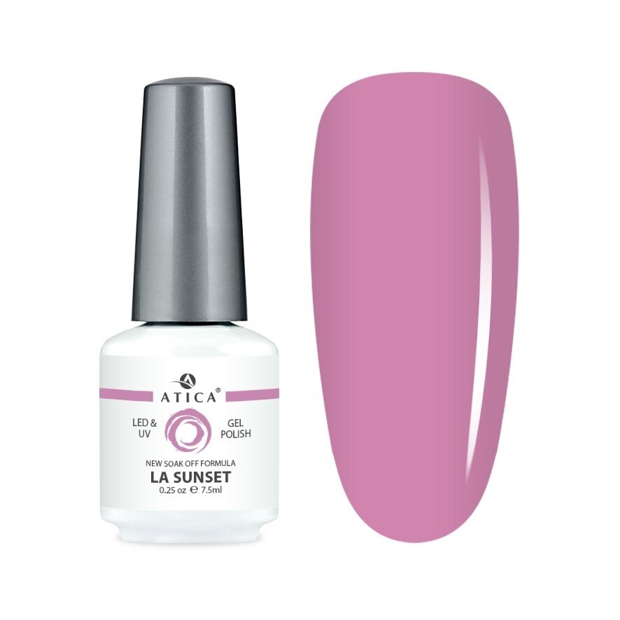 Atica gelinis lakas LA SUNSET, 7,5 ml Atica gelinis lakas LA SUNSET, 7,5 ml