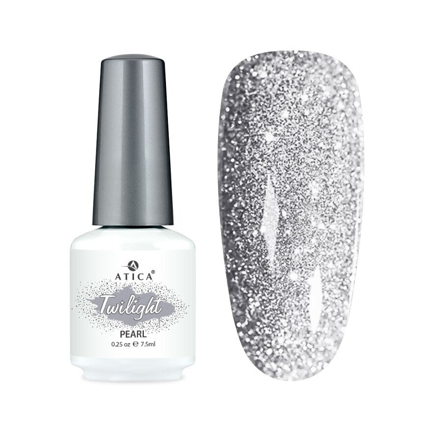 Atica Gelinis lakas PEARL - šviesą atspindintis, 8 ml Atica Gelinis lakas PEARL - šviesą atspindintis, 8 ml