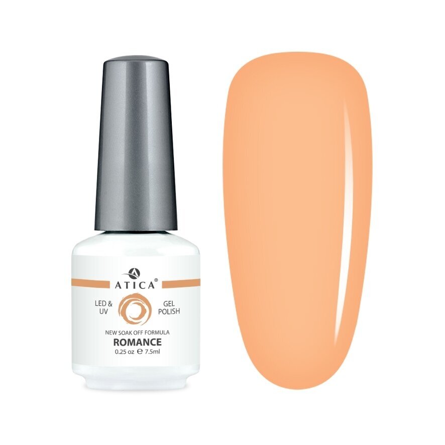 Atica gelinis lakas ROMANCE, 7,5 ml Atica gelinis lakas ROMANCE, 7,5 ml