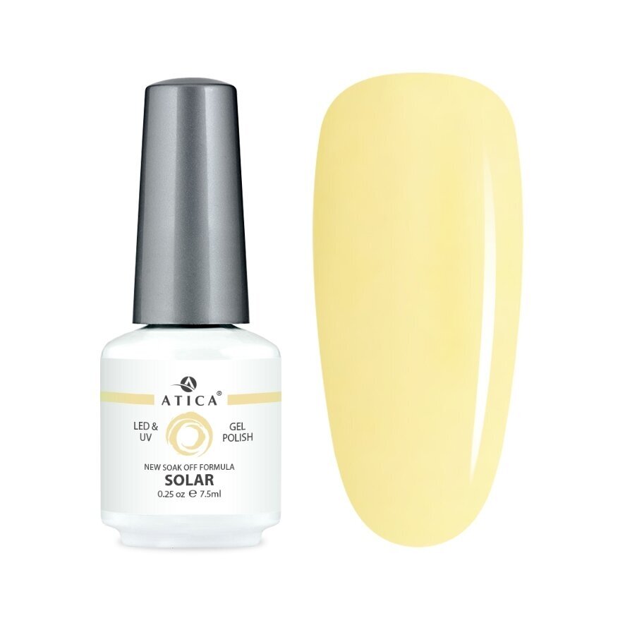 Atica gelinis lakas SOLAR, 7,5 ml Atica gelinis lakas SOLAR, 7,5 ml
