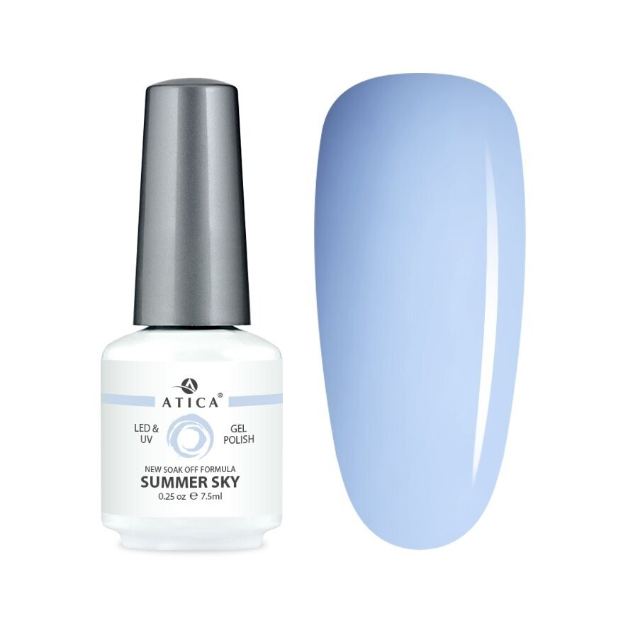 Atica gelinis lakas SUMMER SKY, 7,5 ml