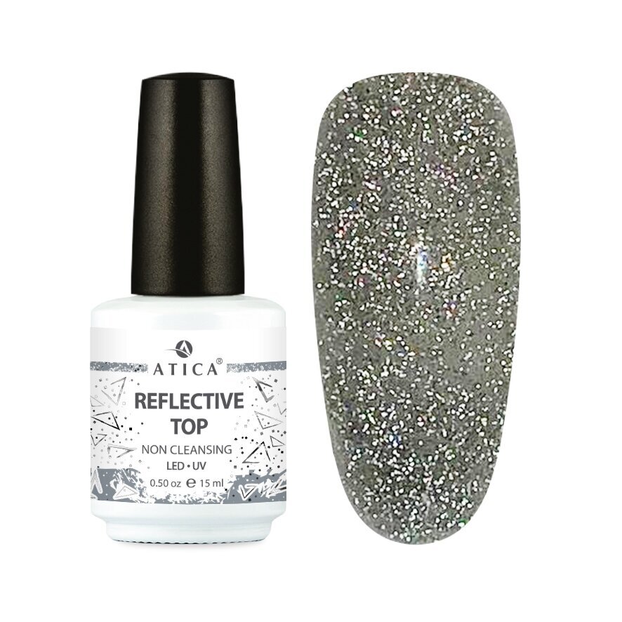 Atica Topas Reflective15 ml – šviesą atspinduntis topas