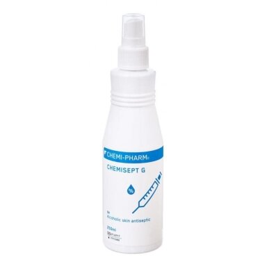„Chemisept G“ Odos dezinfekcijai 250ml „Chemisept G“ Odos dezinfekcijai 250ml