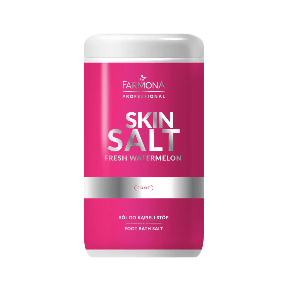 Farmona Skin Salt Fresh Watermelon - arbūzų skonio pėdų vonelės druska 1250 g.