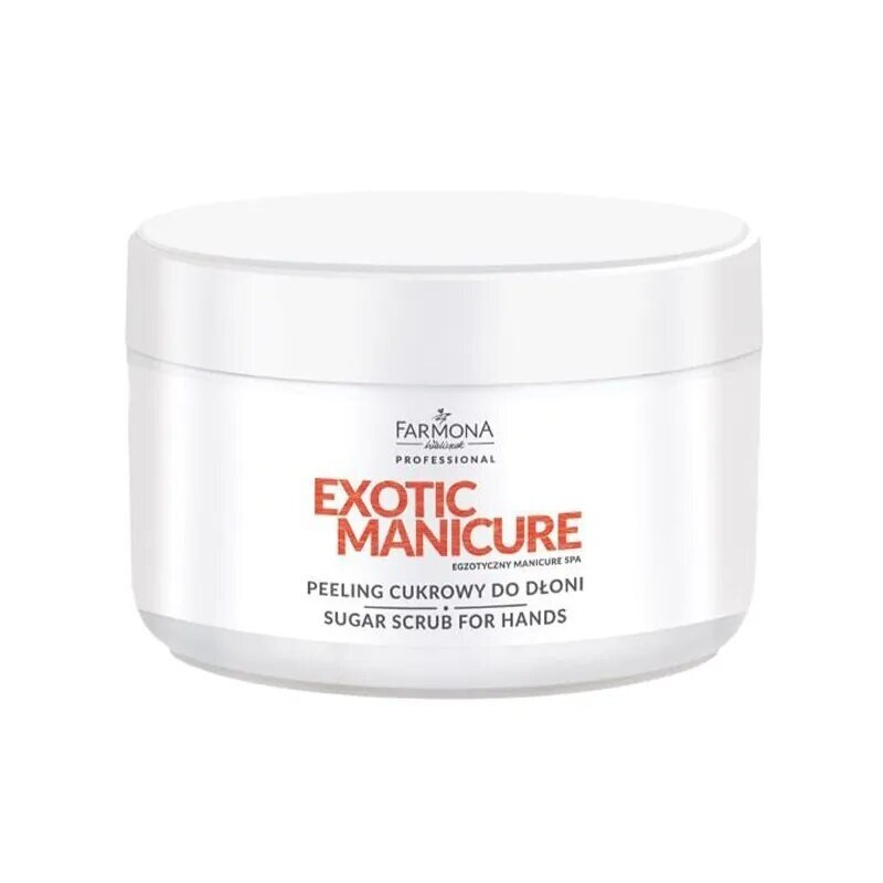 Farmona Exotic Manicure cukrinis rankų šveitiklis 300 g Farmona Exotic Manicure cukrinis rankų šveitiklis 300 g