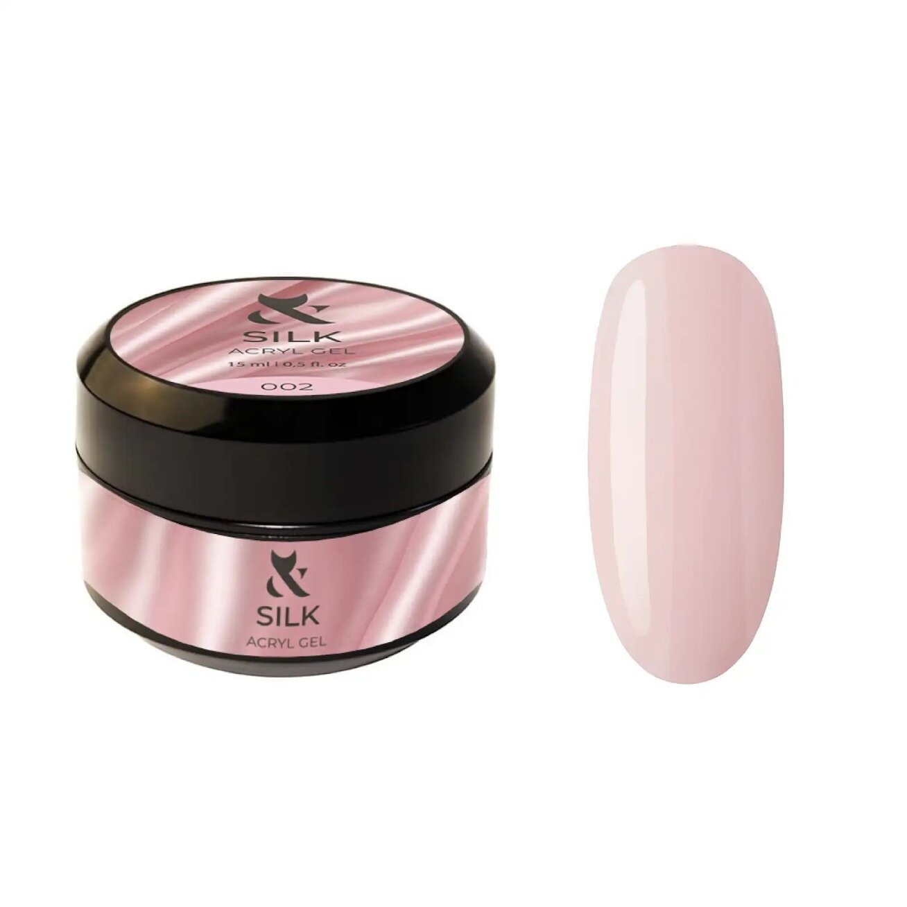 F.O.X Acryl Gel Silk Nr.002 kamufliažinis akrilo gelis, 15 ml
