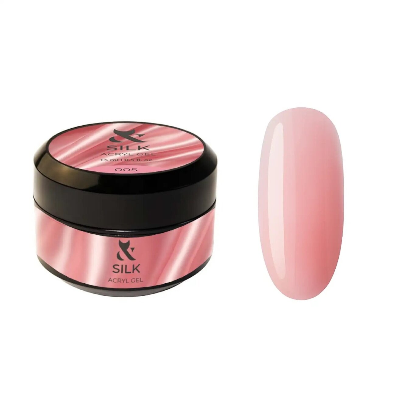 F.O.X Acryl Gel Silk Nr.005 kamufliažinis akrilo gelis, 15 ml