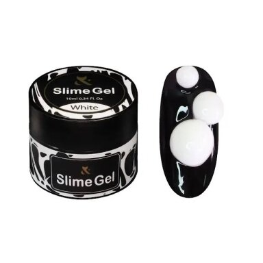 F.O.X. 3D gelis Slime Gel White 10 ml