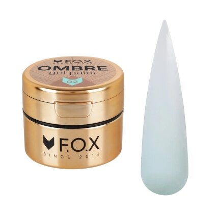 F.O.X Ombre Gel Paint Nr. 002 5 ml – mėtų geliniai dažai F.O.X Ombre Gel Paint Nr. 002 5 ml – mėtų geliniai dažai