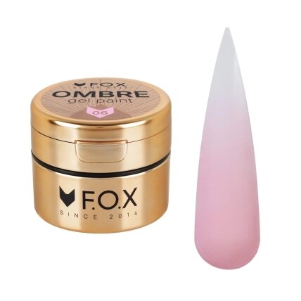 F.O.X Ombre Gel Paint Nr. 006 5 ml – rožiniai geliniai dažai F.O.X Ombre Gel Paint Nr. 006 5 ml – rožiniai geliniai dažai