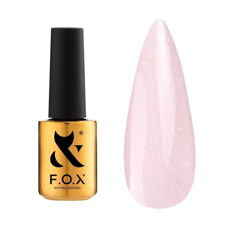 F.O.X Cover Base Shimmer 002 kamufliažinė bazė su blizgučiais, 14 ml
