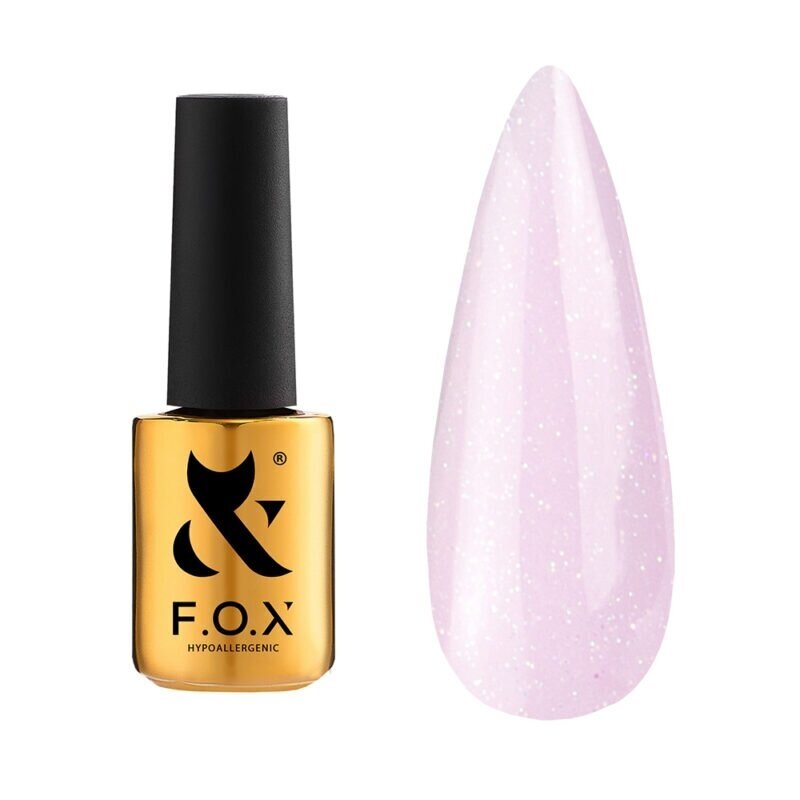 F.O.X Cover Base Shimmer 003 kamufliažinė bazė su blizgučiais, 14 ml