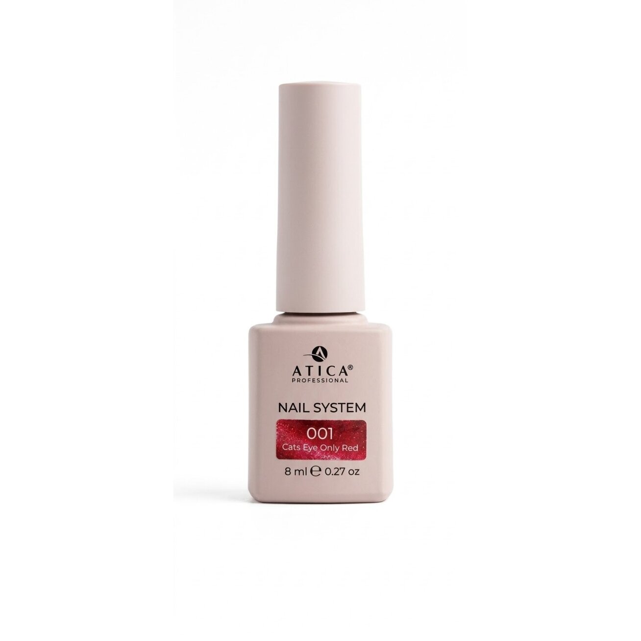 Gelinis lakas Cat's Eye Only Red 01, 8 ml Gelinis lakas Cat's Eye Only Red 01, 8 ml