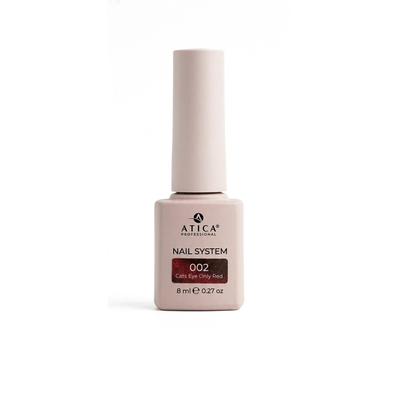 Gelinis lakas Cat's Eye Only Red 02, 8 ml