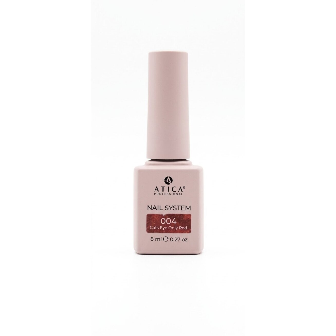 Gelinis lakas Cat's Eye Only Red 04, 8 ml Gelinis lakas Cat's Eye Only Red 04, 8 ml