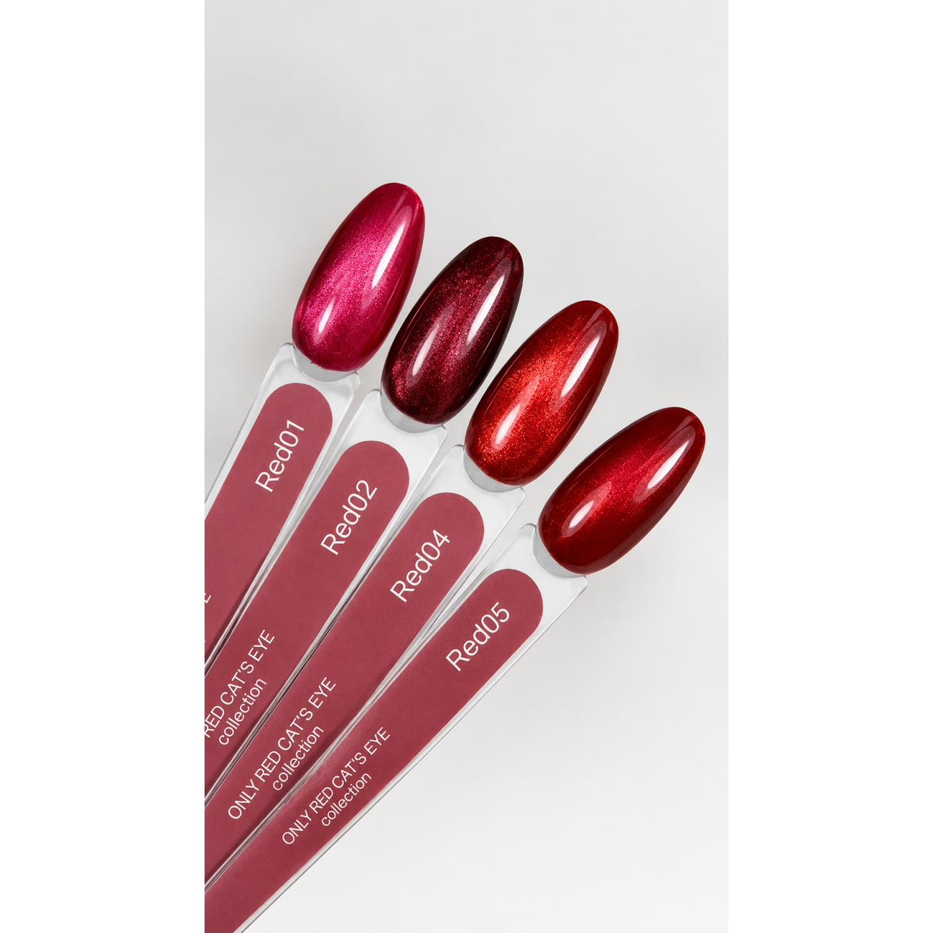 Gelinis lakas Cat's Eye Only Red 05, 8 ml 2 Gelinis lakas Cat's Eye Only Red 05, 8 ml 2
