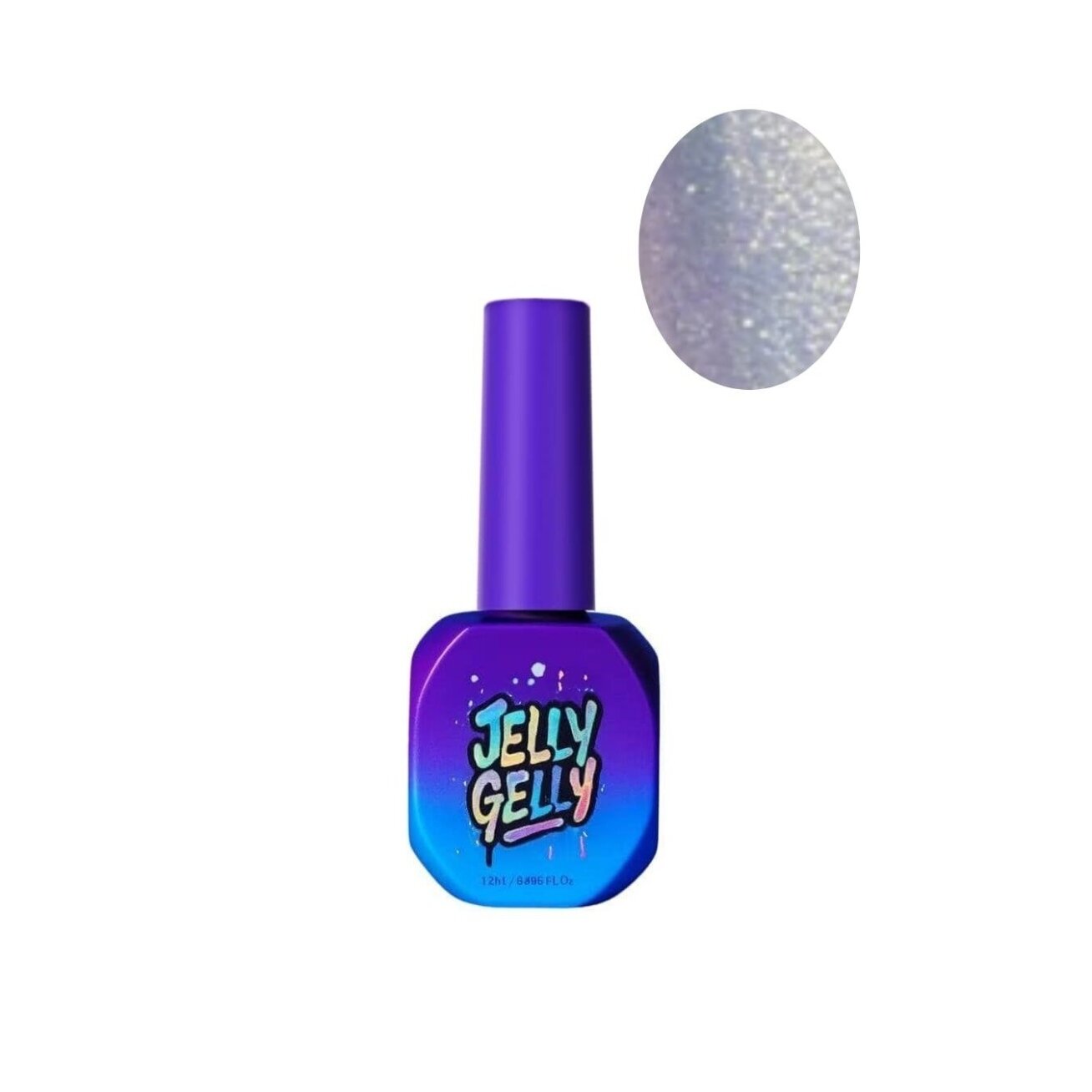 Gelinis lakas Jelly Gelly Unicorn Pearl 12ml - blizgus gelinis lakas (Be TPO)