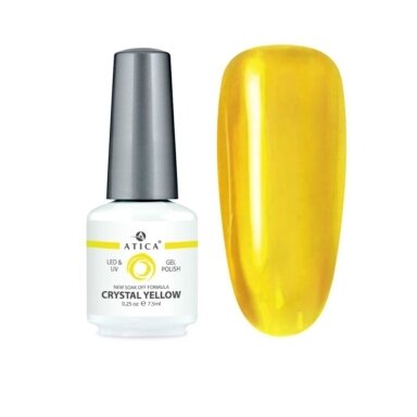 Gelinis lakas Crystal Yellow, 8 ml Gelinis lakas Crystal Yellow, 8 ml