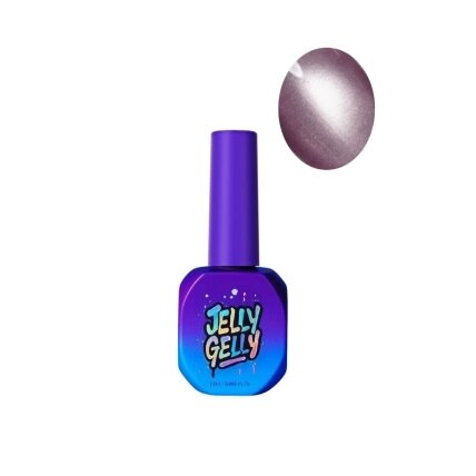 Gelinis lakas Jelly Gelly Glitter Blush Silk, 12ml - blizgus gelinis lakas (Be TPO)