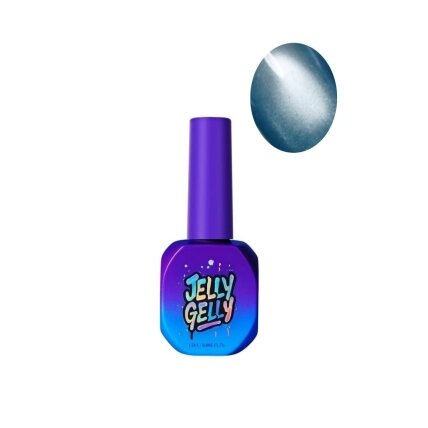 Gelinis lakas Jelly Gelly Glitter Frosty Silk, 12ml - blizgus gelinis lakas (Be TPO)