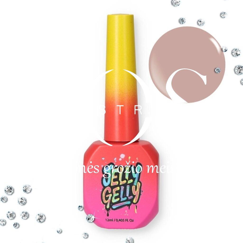 Jelly Gelly Hard Bottle Gel Debutante, 12ml - kietasis gelis buteliuke (TPO/HEMA FREE) Jelly Gelly Hard Bottle Gel Debutante, 12ml - kietasis gelis buteliuke (TPO/HEMA FREE)