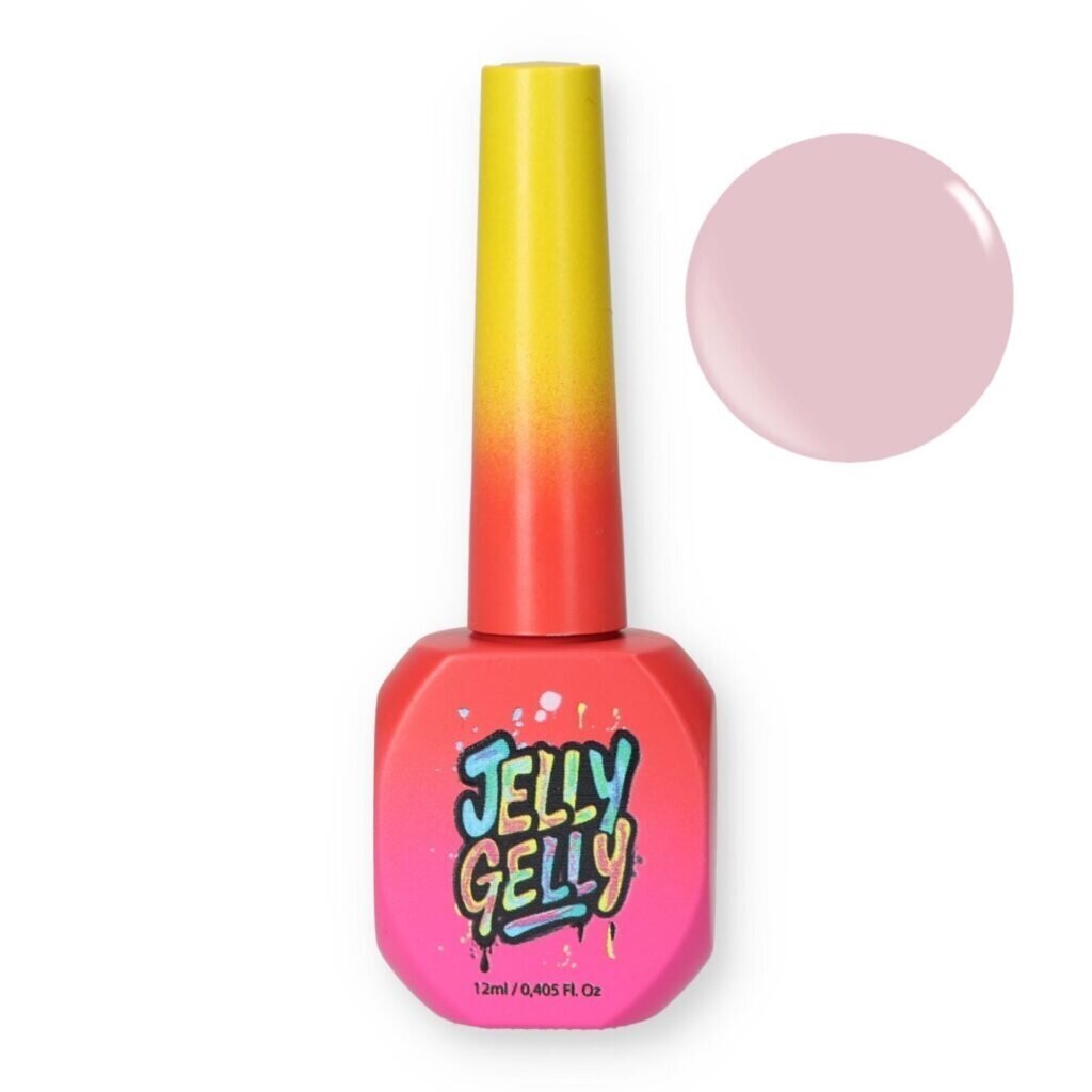Jelly Gelly Hard Bottle Gel Milkshake blush, 12ml - kietasis gelis buteliuke (TPO/HEMA FREE) Jelly Gelly Hard Bottle Gel Milkshake blush, 12ml - kietasis gelis buteliuke (TPO/HEMA FREE)