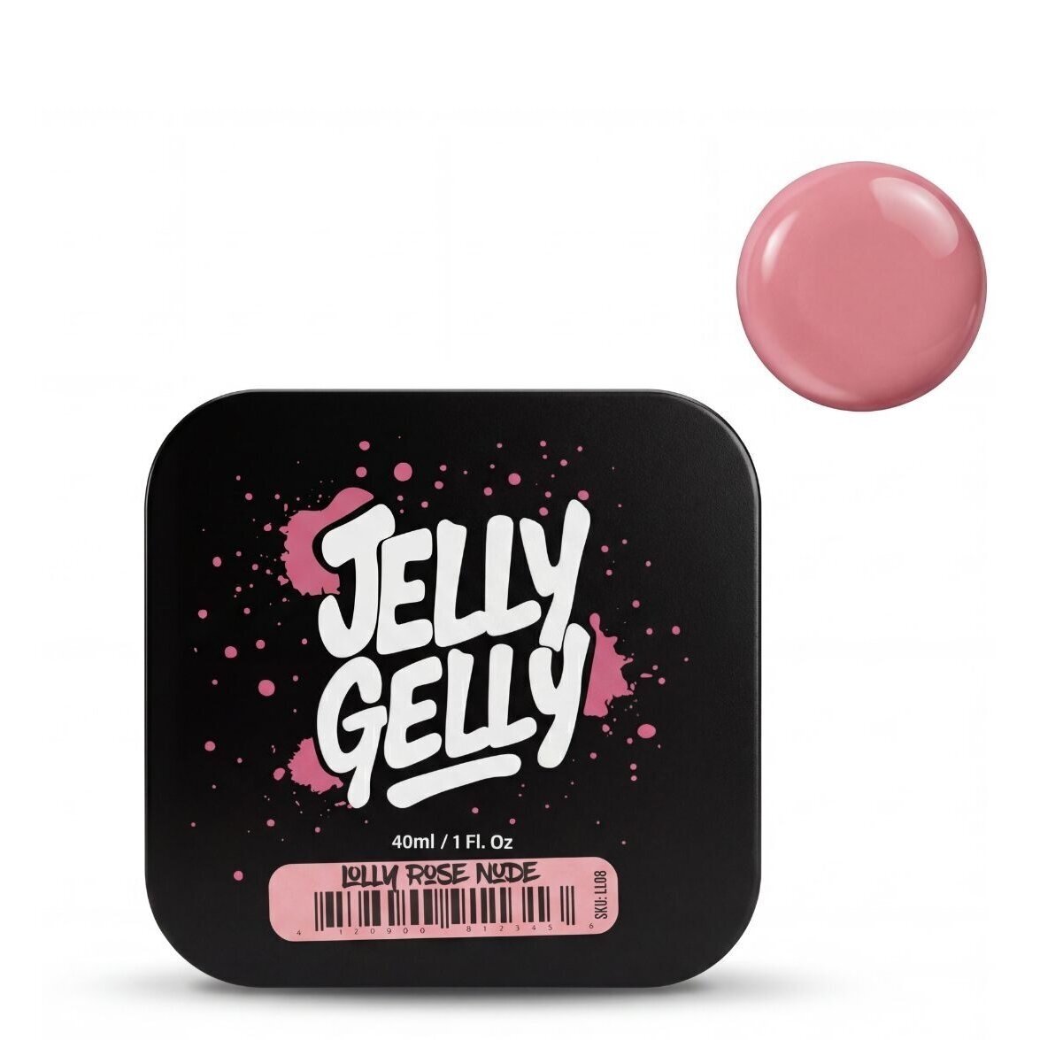 Jelly Gelly Lolly Rosse Nude savaime išsilyginantis, 40ml