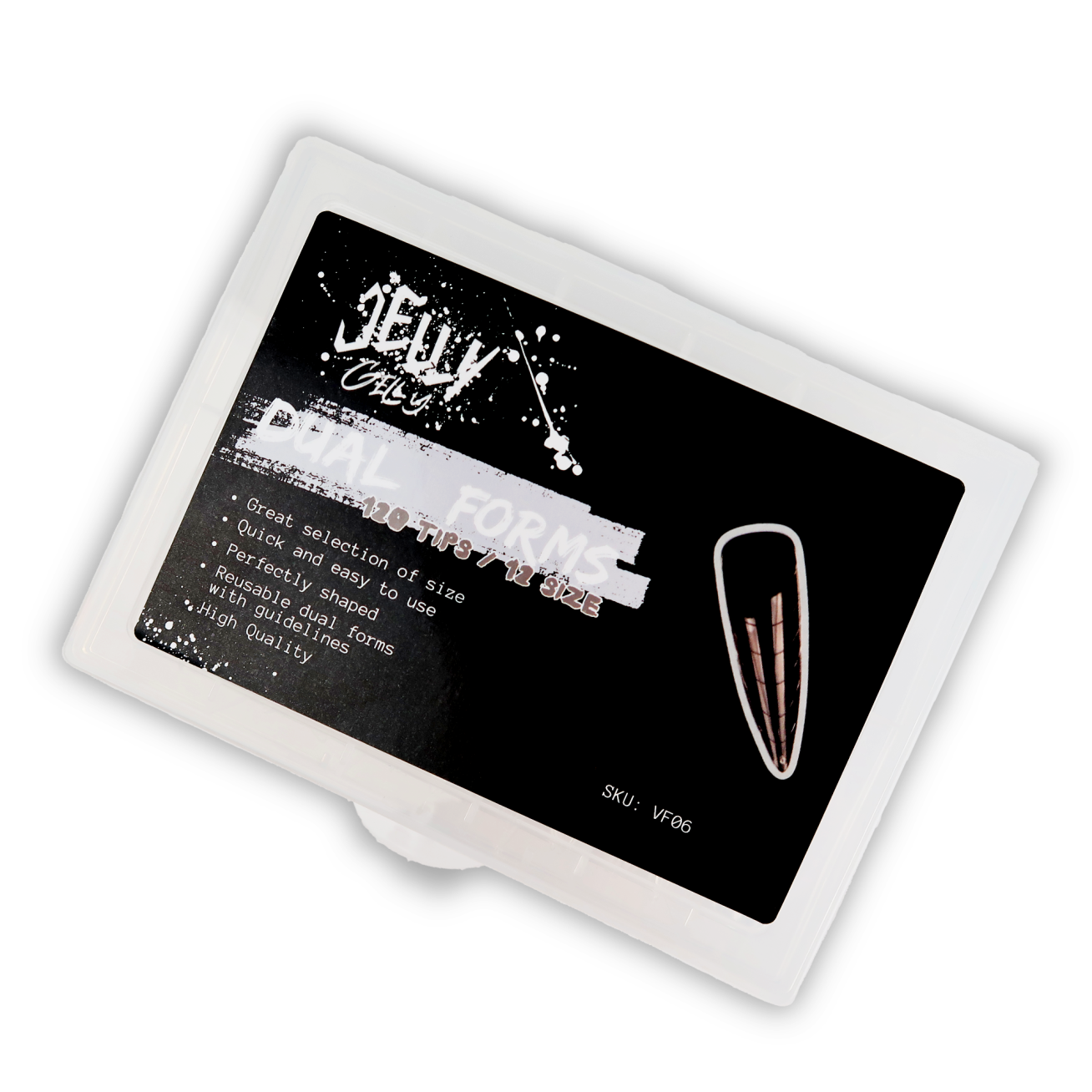 Jelly Gelly dual forms 120 tips/12 size