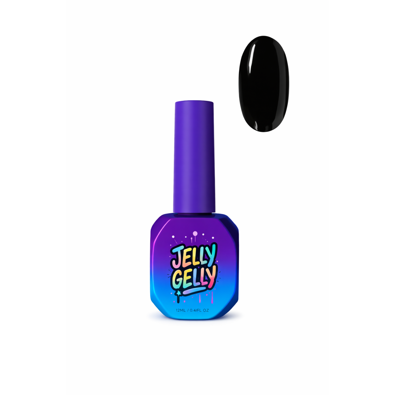 Jelly Gelly gelinis Deep Black lakas 8ml TPO Free Jelly Gelly gelinis Deep Black lakas 8ml TPO Free