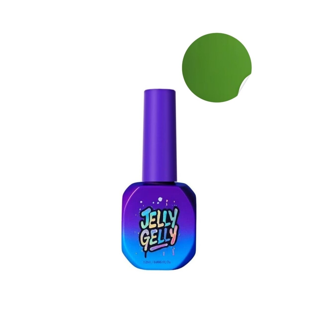 Jelly Gelly gelinis lakas Green Envy 12 ml