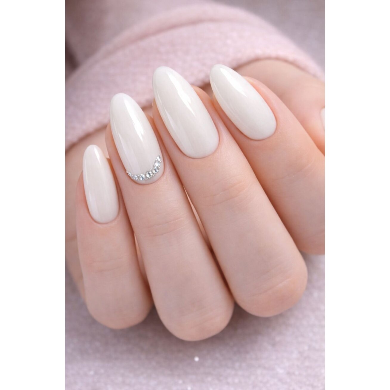 ​Jelly Gelly Hard Bottle Gel Milky white, 12ml - kietasis gelis buteliuke (TPO/HEMA FREE) 1