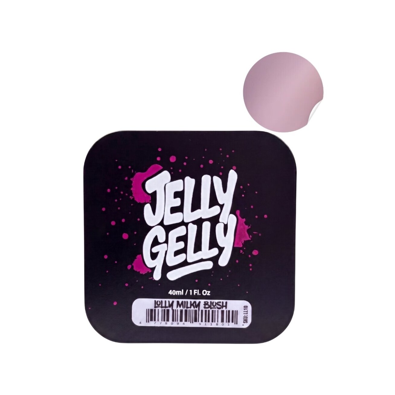 Jelly Gelly Lolly Milky Blush savaime išsilyginantis, 40ml