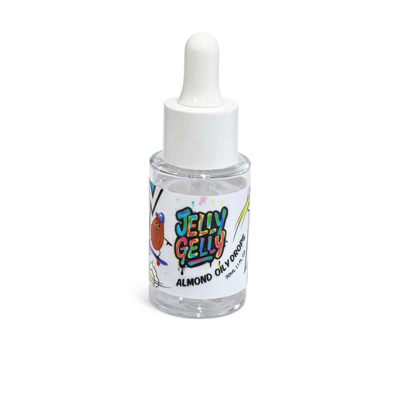 Jelly Gelly maitinamasis Almond Oily Drops 30 ml odelių aliejus su migdolų ekstraktu Jelly Gelly maitinamasis Almond Oily Drops 30 ml odelių aliejus su migdolų ekstraktu