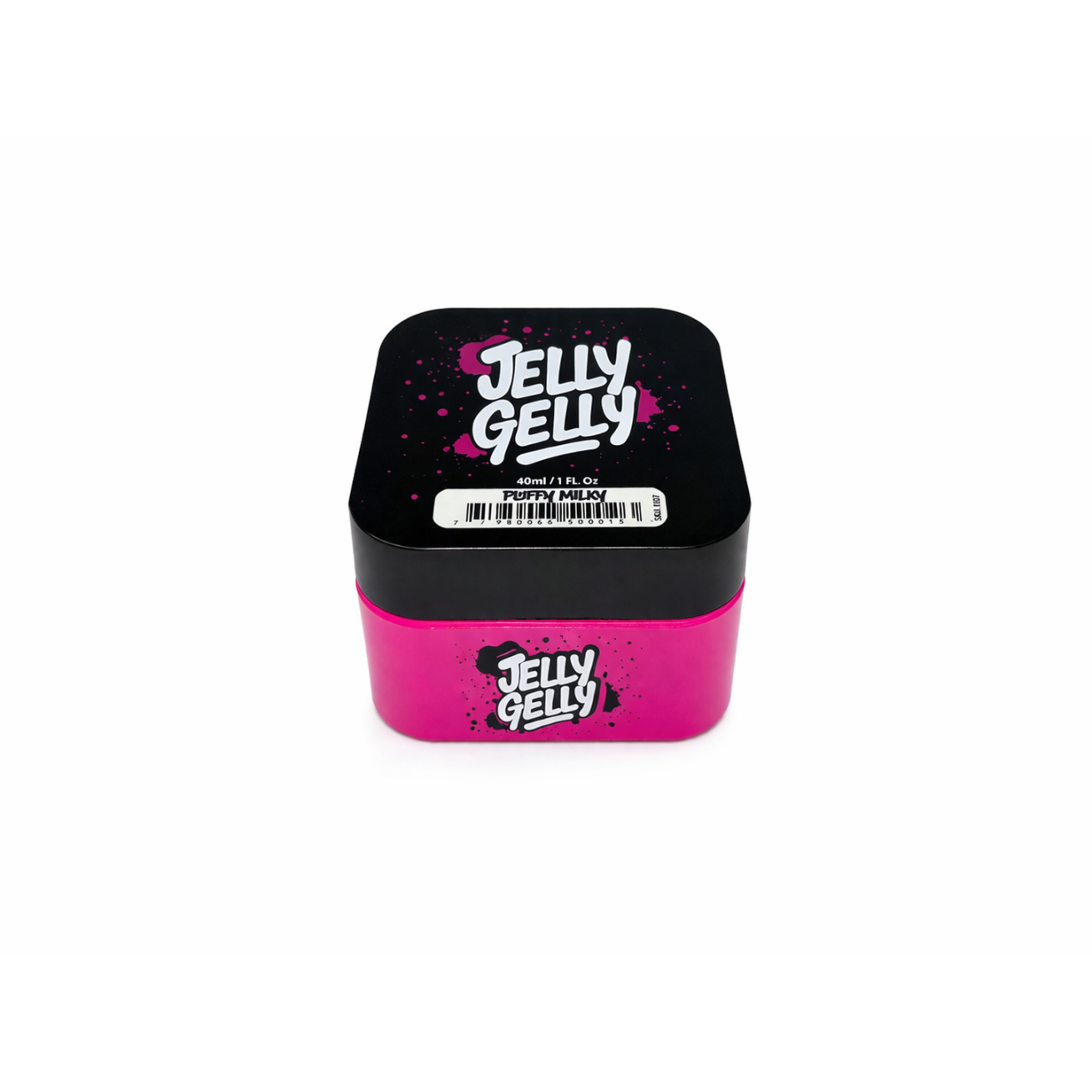 Jelly Gelly Milky self levelling gel Fluffy, 40ml - savaime išsilyginantis gelis (TPO/HEMA FREE) Jelly Gelly Milky self levelling gel Fluffy, 40ml - savaime išsilyginantis gelis (TPO/HEMA FREE)