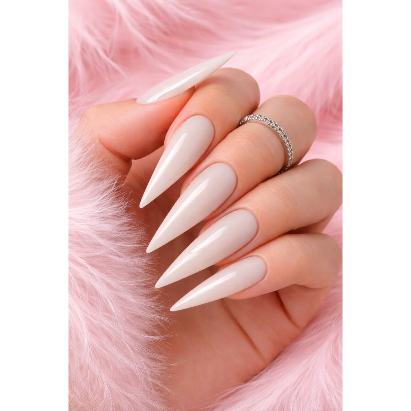 Jelly Gelly Milky self levelling gel Fluffy, 40ml - savaime išsilyginantis gelis (TPO/HEMA FREE) 1