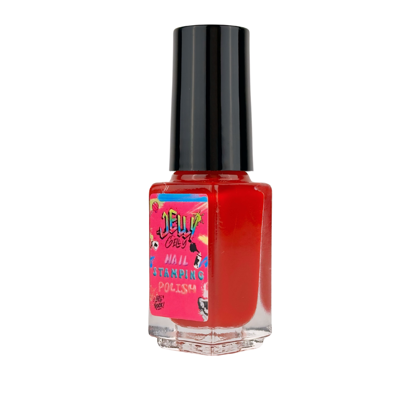 Jelly Gelly Nail štampavimo lakas Red 5 ml