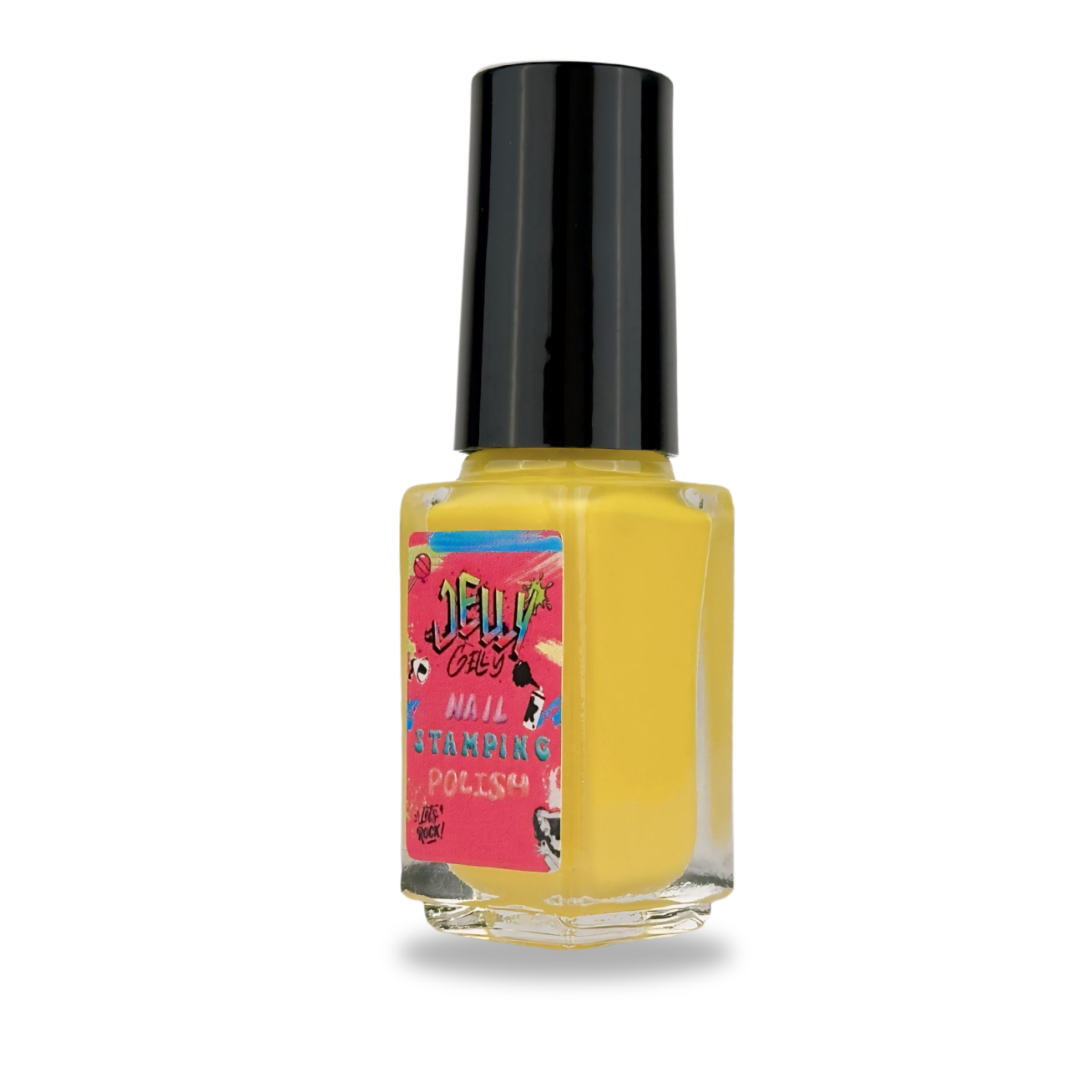 Jelly Gelly Nail štampavimo lakas Yellow 5 ml