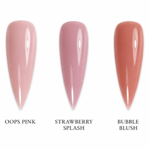 Jelly Gelly Hard Bottle Gel Bubble Blush, 12ml - kietasis gelis buteliuke (TPO/HEMA FREE) 2 Jelly Gelly Hard Bottle Gel Bubble Blush, 12ml - kietasis gelis buteliuke (TPO/HEMA FREE) 2