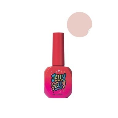 Jelly Gelly Builder Base Light Beige 12 ml – Modeliuojanti bazė nagams