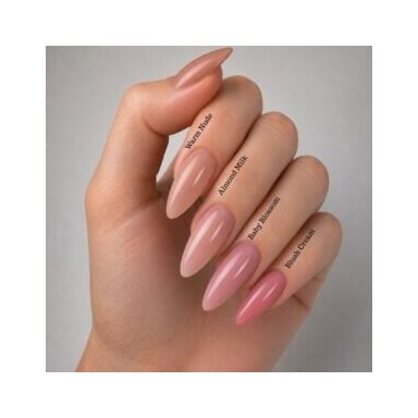 Jelly Gelly Builder Base Light Beige 12 ml – Modeliuojanti bazė nagams