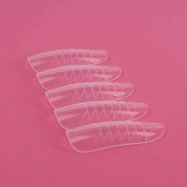 Jelly Gelly dual forms L straight curve 120 tips/12 size Jelly Gelly dual forms L straight curve 120 tips/12 size