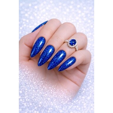 Jelly Gelly Glitter Frozen Magic Gel Polish, 12ml - blizgus gelinis lakas (Be TPO)