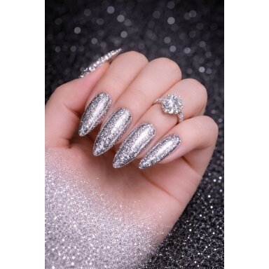 Jelly Gelly Glitter Spark Me Up Gel Polish, 12ml - blizgus gelinis lakas (Be TPO)
