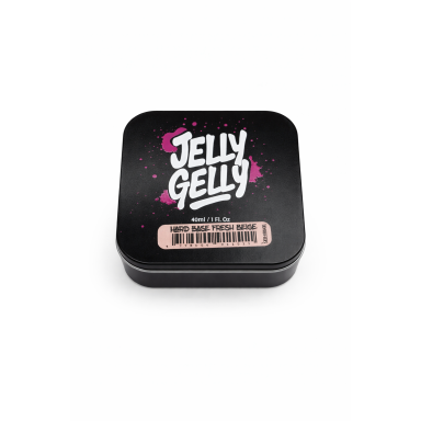 Jelly Gelly Hard Base (Fiber) Fresh Beige, 40ml Be HEMA/TPO (tvirta bazė su stiklo pluoštu)
