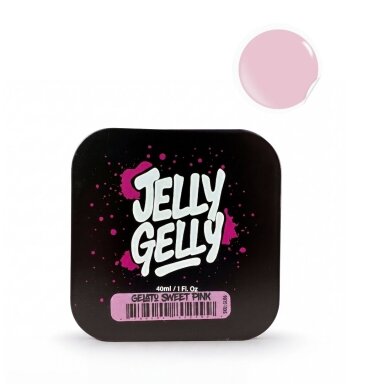 Jelly Gelly Sweet Pink gel Gelato, 40ml – stovintis gelis (TPO/HEMA FREE)