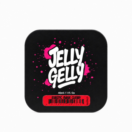 Jelly Gelly Elastic Base Clear Skaidri elastinga bazė 40ml Jelly Gelly Elastic Base Clear Skaidri elastinga bazė 40ml
