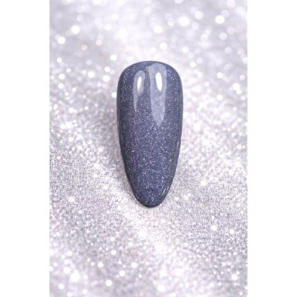 Jelly Gelly Flash Grey Gel Polish, 12ml – šviesą atspindintis gelinis lakas (Be HEMA/TPO) 2
