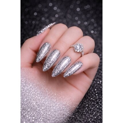 Jelly Gelly Glitter Spark Me Up Gel Polish, 12ml - blizgus gelinis lakas (Be TPO) 1