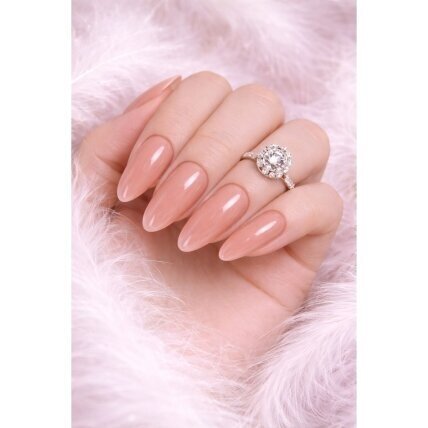 Jelly Gelly Hard Base (Fiber) Rosy Pink, 40ml Be HEMA/TPO (tvirta bazė su stiklo pluoštu) 1